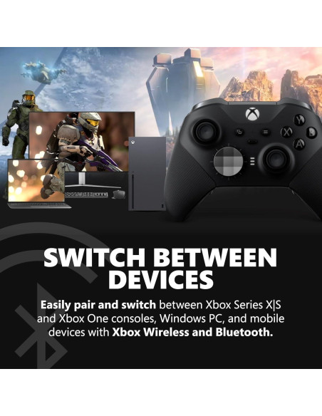 Controlador Inalámbrico Xbox Elite Series 2 - Negro - PC y Consolas