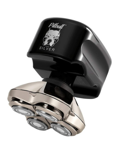 Afeitadora eléctrica Skull Shaver Pitbull Plata PRO + 3 cuchillas