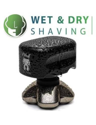 Afeitadora eléctrica Skull Shaver Pitbull Plata PRO + 3 cuchillas