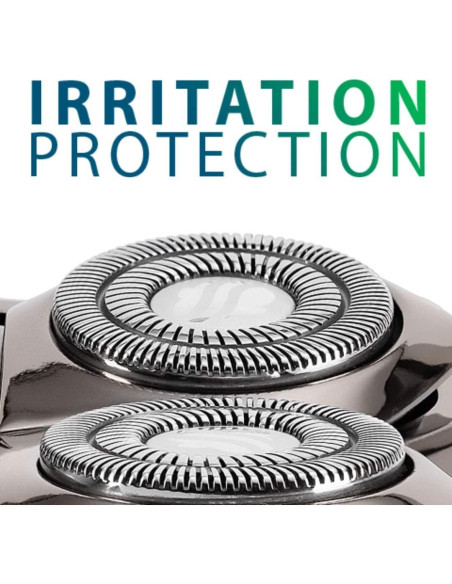 Afeitadora eléctrica Skull Shaver Pitbull Plata PRO + 3 cuchillas