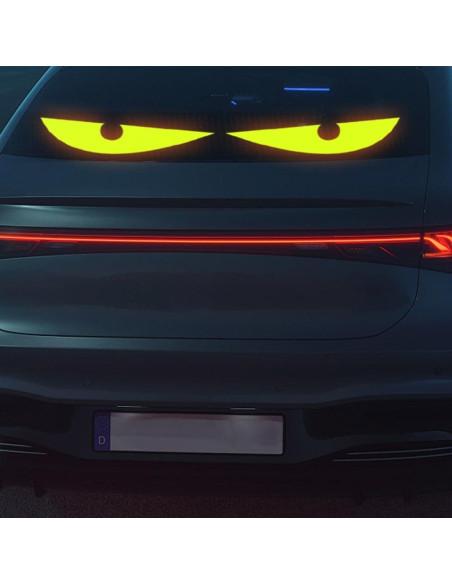 Ojos LED para Parabrisas de Coche DJWFARR 35cm Luz Diablo