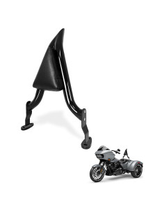 Respaldo Sissybar Negro DreDoggMoto para Harley FLRT 2015-2024