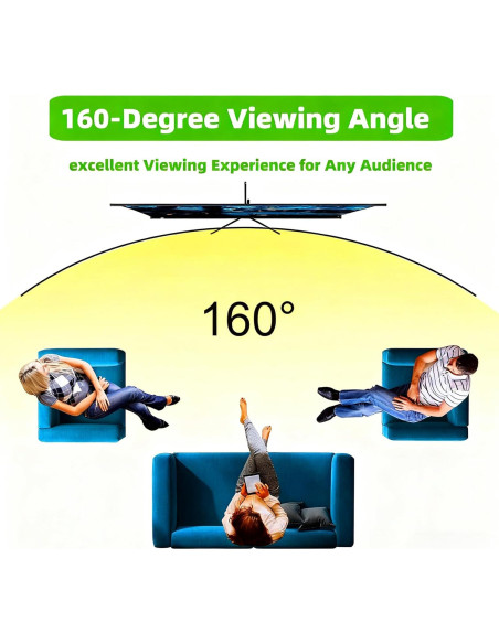 Pantalla de Proyección Portátil 80" 4K TWJouko con Trípode