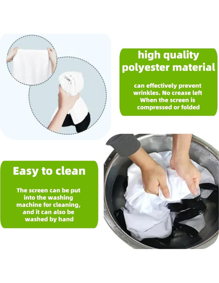 Pantalla de Proyección Portátil 80" 4K TWJouko con Trípode