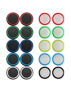 20 Tapas de Joystick RGEEK Grips de Pulgar Antideslizantes