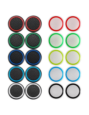 20 Tapas de Joystick RGEEK Grips de Pulgar Antideslizantes