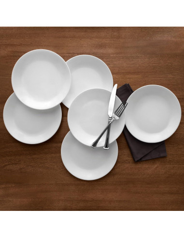 Conjunto de Platos para Ensalada Corelle 6 Piezas 21.6 cm Vidrio