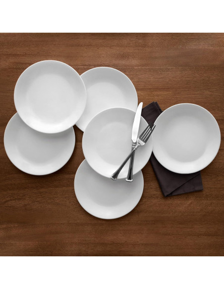 Conjunto de Platos para Ensalada Corelle 6 Piezas 21.6 cm Vidrio