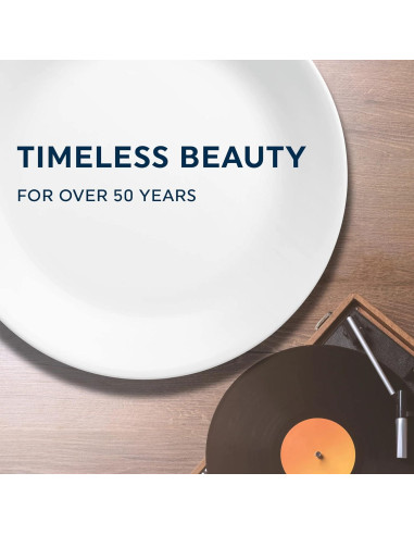 Conjunto de Platos para Ensalada Corelle 6 Piezas 21.6 cm Vidrio