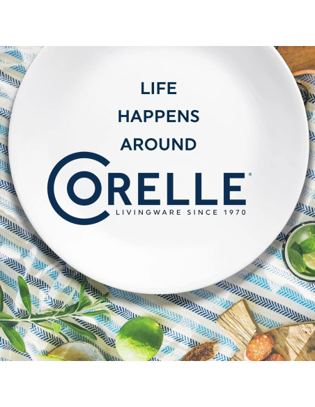 Conjunto de Platos para Ensalada Corelle 6 Piezas 21.6 cm Vidrio