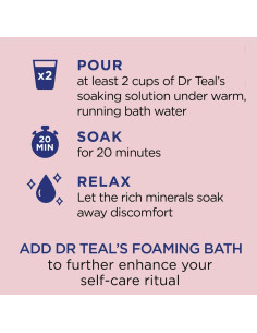 Baño de Sal Epsom Puro Dr Teal's Otoño 2 x 1.36 kg 2