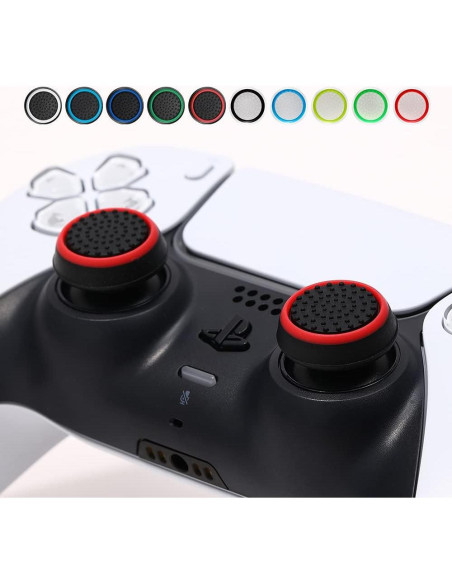 20 Tapas de Joystick RGEEK Grips de Pulgar Antideslizantes