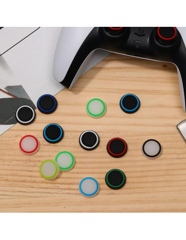 20 Tapas de Joystick RGEEK Grips de Pulgar Antideslizantes