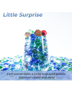 Perlas de Vidrio Planas SIDONG 2.27 kg Multicolor para Jarrones 2