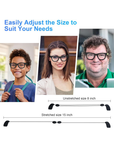 Correa Ajustable para Gafas HiBloks 3Pcs Ray-Ban y Oakley