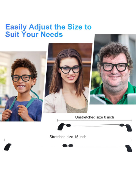 Correa Ajustable para Gafas HiBloks 3Pcs Ray-Ban y Oakley