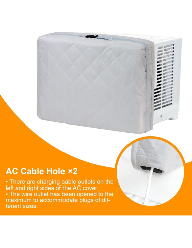 Cubierta de Aire Acondicionado Demao 25x18 cm Protección Polvo