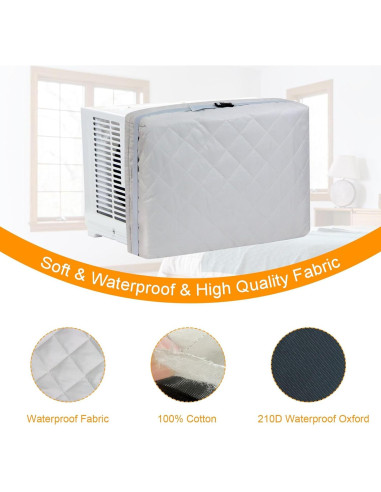 Cubierta de Aire Acondicionado Demao 25x18 cm Protección Polvo