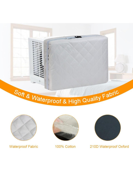 Cubierta de Aire Acondicionado Demao 25x18 cm Protección Polvo