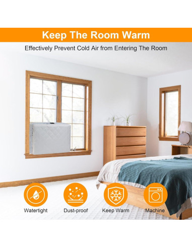 Cubierta de Aire Acondicionado Demao 25x18 cm Protección Polvo