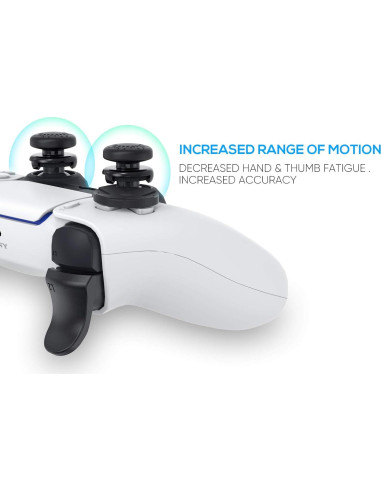 Kit Accesorios PS5 MENEEA Empuñaduras y Gatillos Antideslizantes