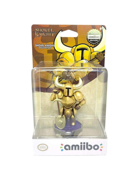 Amiibo Caballero Pala Dorado Nintendo CE 14x10x23cm