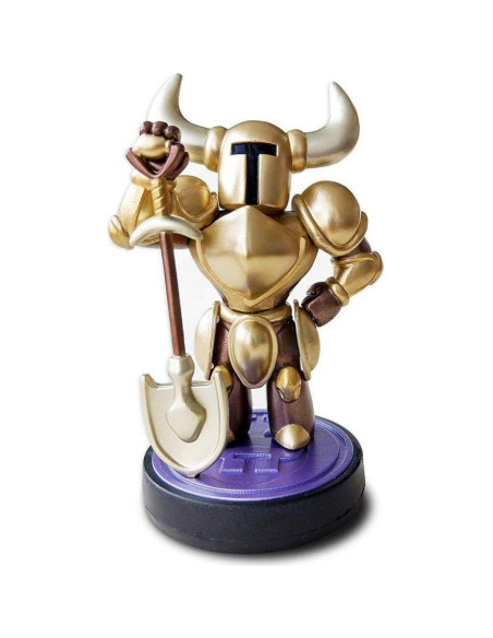 Amiibo Caballero Pala Dorado Nintendo CE 14x10x23cm