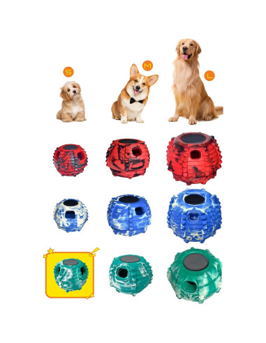 Juguete Interactivo para Perros XHX - Caucho Natural 15cm