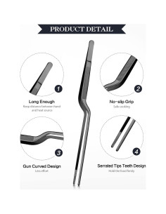 Juego de Pinzas de Cocina SouxMux 25.5 cm Acero Inoxidable 2