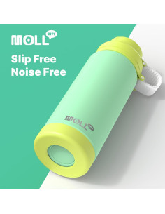 Botella de Agua Aislada Mollcity 24 oz Acero Inoxidable Verde 2