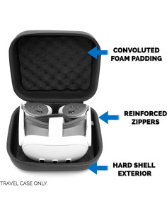 Estuche Duro CASEMATIX para Auriculares VR Meta Quest 3S/3 2