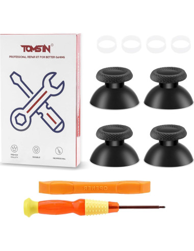 TOMSIN Palancas Reemplazo PS5 4PCS Kit Reparación Joystick