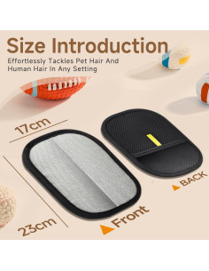 Guantes Removedores de Pelo de Mascota NEBALASTEP 2 Pcs 2
