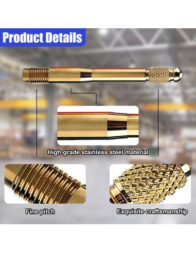 Pin de Alineación de Rueda ZIMISI M12x1.5 Acero Inoxidable