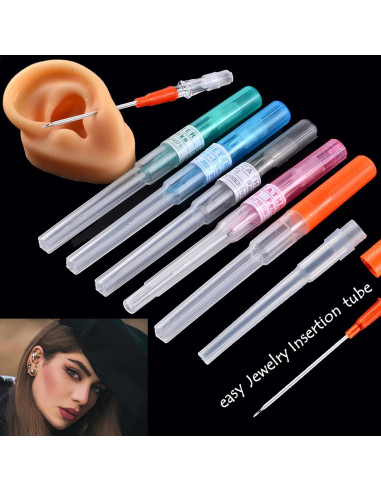 Kit de Catéter de Perforación Mixto 10 Piezas Prgislew 14G-22G