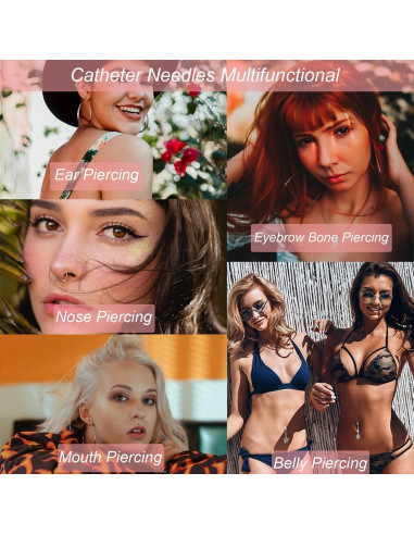 Kit de Catéter de Perforación Mixto 10 Piezas Prgislew 14G-22G