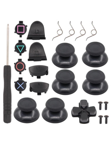 ApplianPar Kit 6 Piezas Joystick y Botones PS4