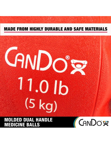 Balón Medicinal CanDo Doble Mango 5 Piezas Multicolor