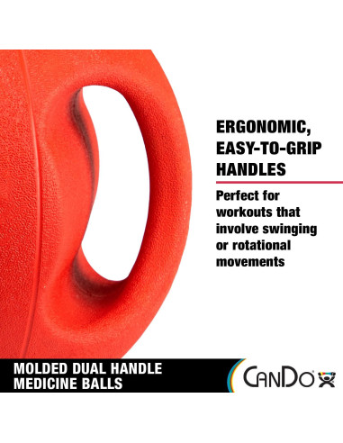 Balón Medicinal CanDo Doble Mango 5 Piezas Multicolor