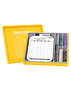 Bandeja de Dados Farkle AUSIIBTO con Estuche y 24 Dados