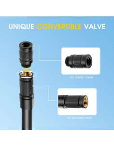 Bomba de Aire Eléctrica ACRUNU DDDQT 130PSI Portátil LED 2