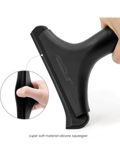 Limpiaparabrisas de Ducha NEWISHTOOL 15 cm Silicona Ergonómico 2