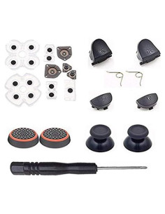 Kit de Reparación PS4 Ambertown con Joysticks y Resortes