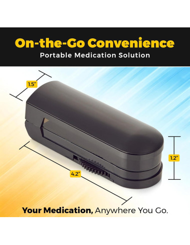 Cortador de Pastillas MEDca - Multiuso, Acero Inoxidable, 1.52 cm