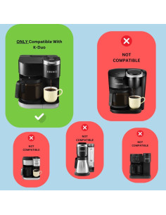 Canasta de Filtro de Café Reemplazo HAKANO para Keurig K-Duo Gen 1 2