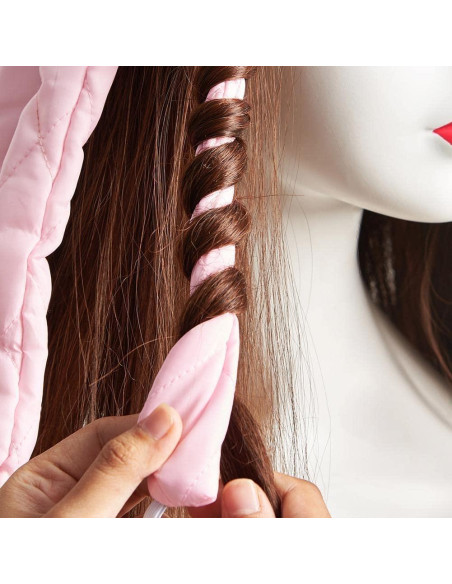 Varilla de Rizado Sin Calor Tirdkid Rosa 2025 Ajustable