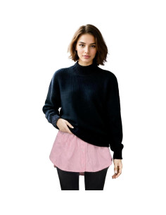 Extensor de Camisa para Mujer Capa Top Falso WJ2506 Rojo/Blanco 2