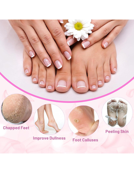 Calcetines Hidratantes de Gel Hpmjz para Pies Secos - Rosa