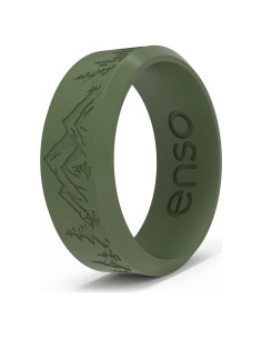 Anillo de Boda de Silicona Bevel Classic Enso 8mm Unisex