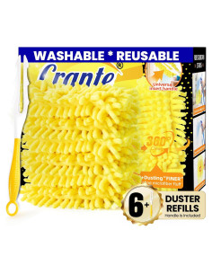 Recargas Duster Reutilizables CRANTE 6 Paquetes + Mango